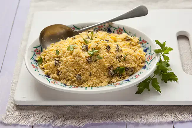 Receita de Farofa de miúdos