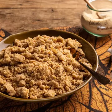 Farofa de ovo com cebola