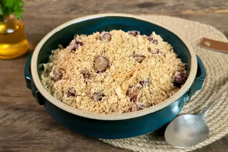Receita de Farofa de Pinhão