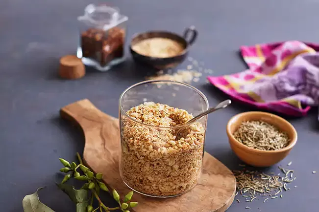 Receita de Farofinha de pão