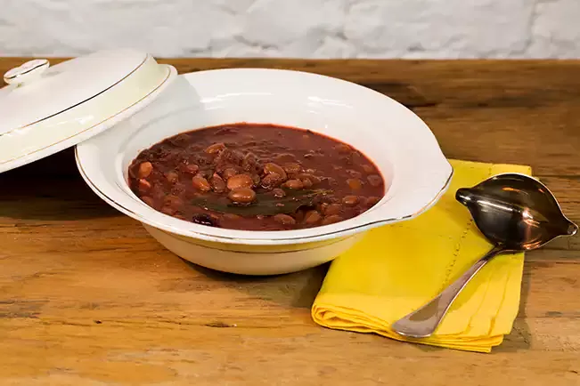 Receita de Feijão com beterraba e cominho