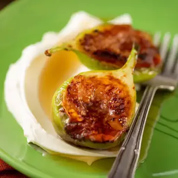 Figo grelhado com mascarpone