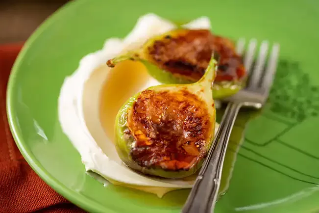 Receita de Figo grelhado com mascarpone