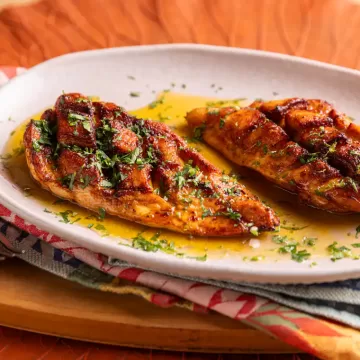 Filé de frango com molho de mel na Air Fryer da Rita Lobo
