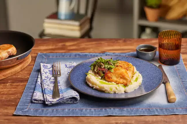 Receita de Filé de frango grelhado com páprica e erva-doce