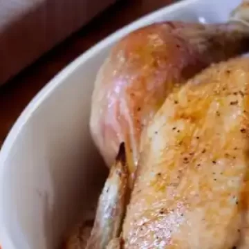 Frango assado prático