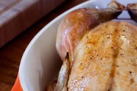 Frango assado prático