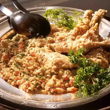 Frango de Pessach com matzá