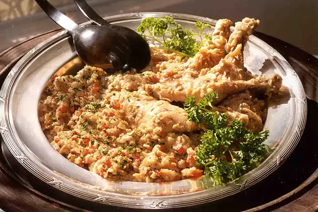 Receita de Frango de Pessach com matzá