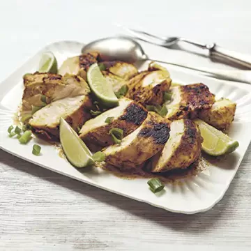 Frango grelhado ao curry