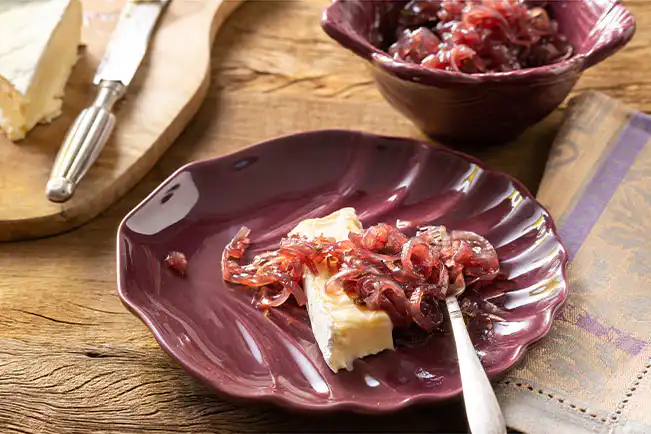 Geleia de cebola com vinho tinto