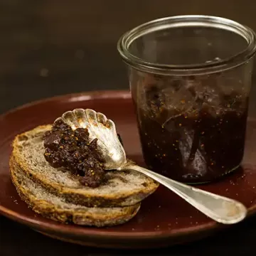 Geleia de figo e vinho tinto