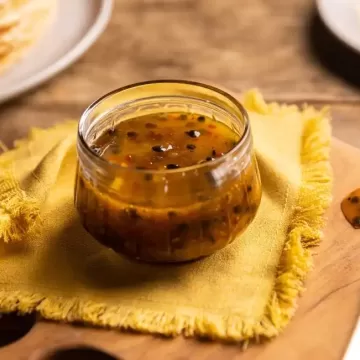 Geleia de maracujá com pimenta