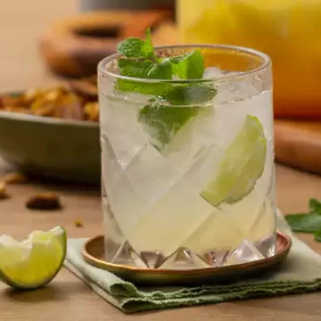 Gim fizz com hortelã