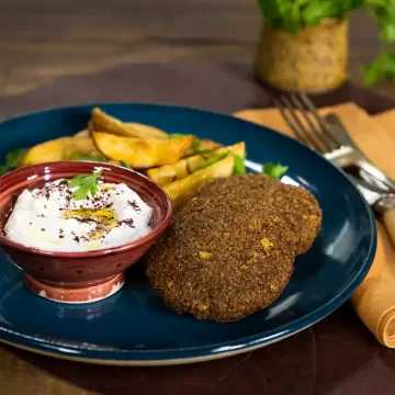 Hambúrguer de faláfel