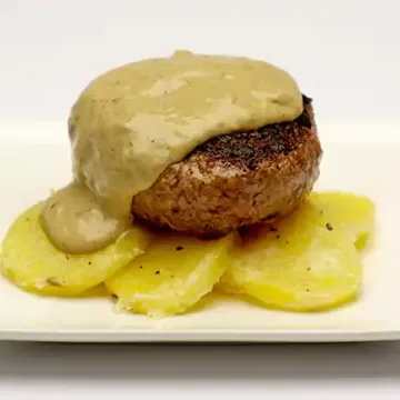 Hambúrguer de prato