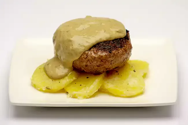 Receita de Hambúrguer de prato