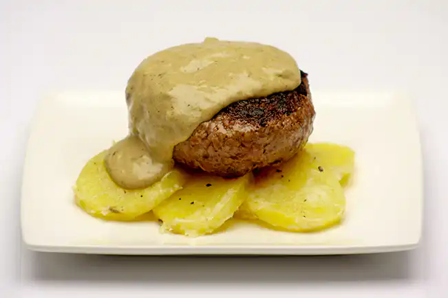 Hambúrguer de prato