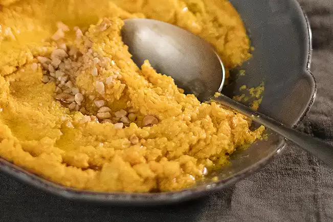 Receita de Homus de cenoura