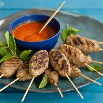 Kafta com ketchup caseiro