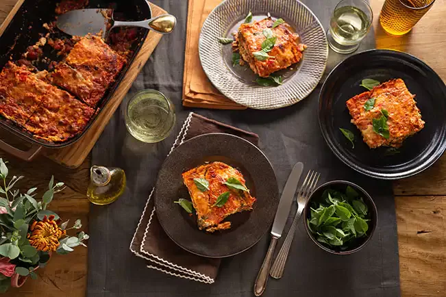 Receita de Lasanha de berinjela com ricota