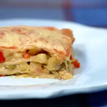 Lasanha de ratatouille