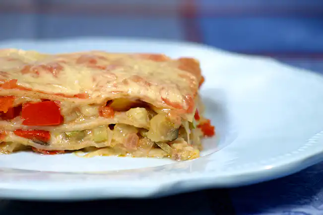 Lasanha de ratatouille