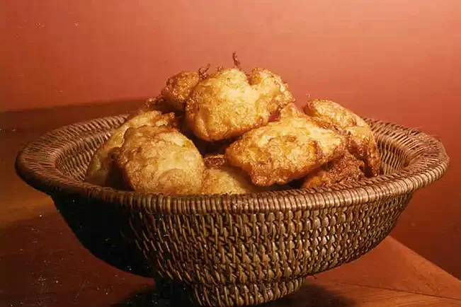 Receita de Latkes - bolinho de batata e cebola
