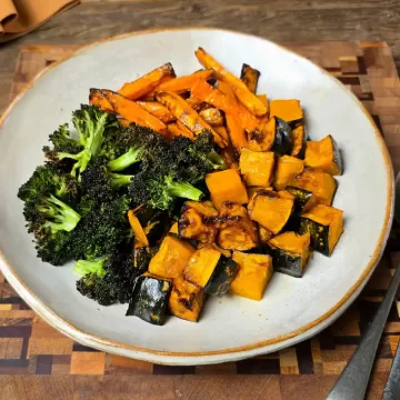 Legumes assados na Air Fryer da Rita Lobo