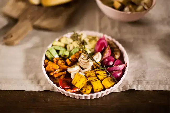 Receita de Legumes grelhados para dois