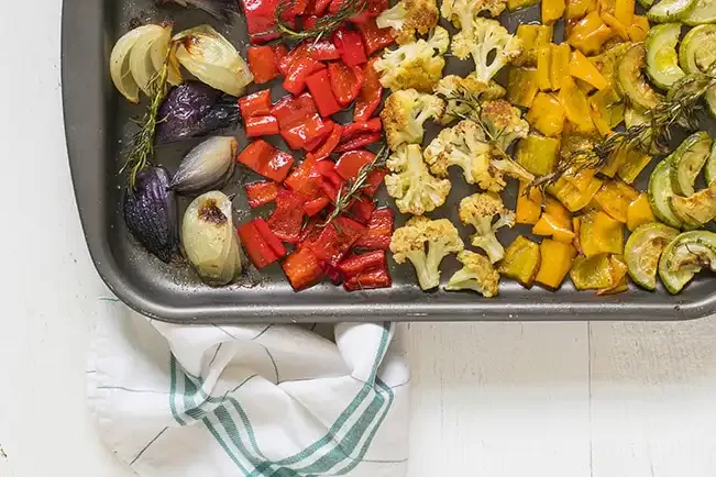 Receita de Legumes mistos assados