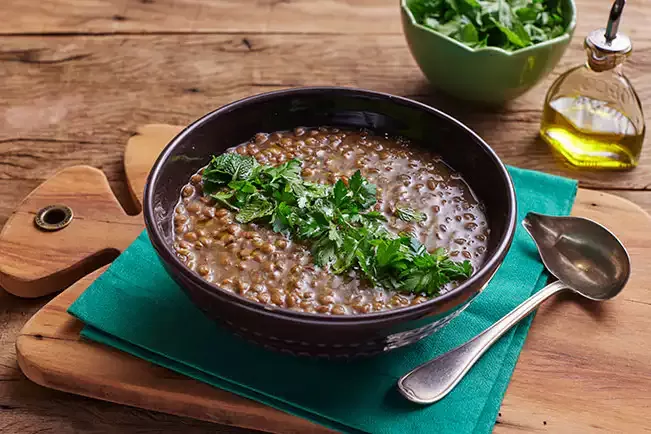 Receita de Lentilha com cominho na pressão