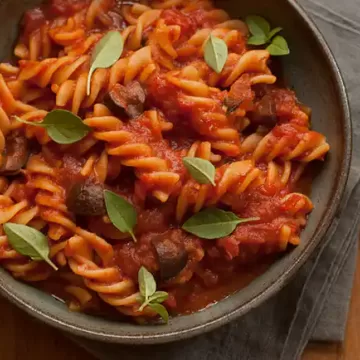 Macarrão à putanesca em uma panela só para um