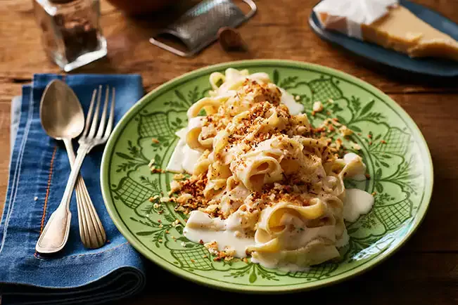 Receita de Macarrão com molho branco