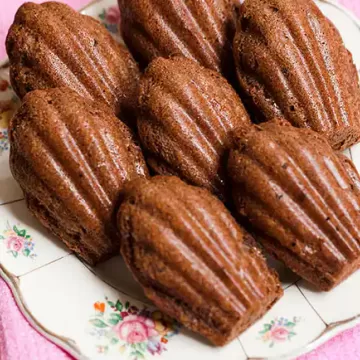 Madeleine au chocolat