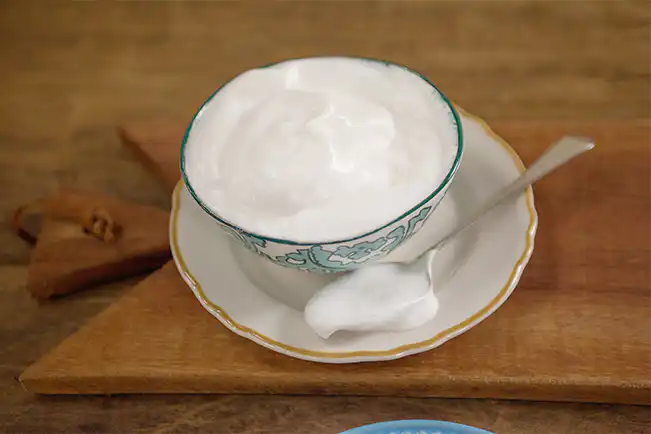 Merengue com água de grão-de-bico