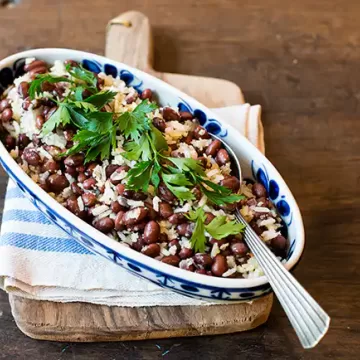 Mexidinho de arroz com feijão