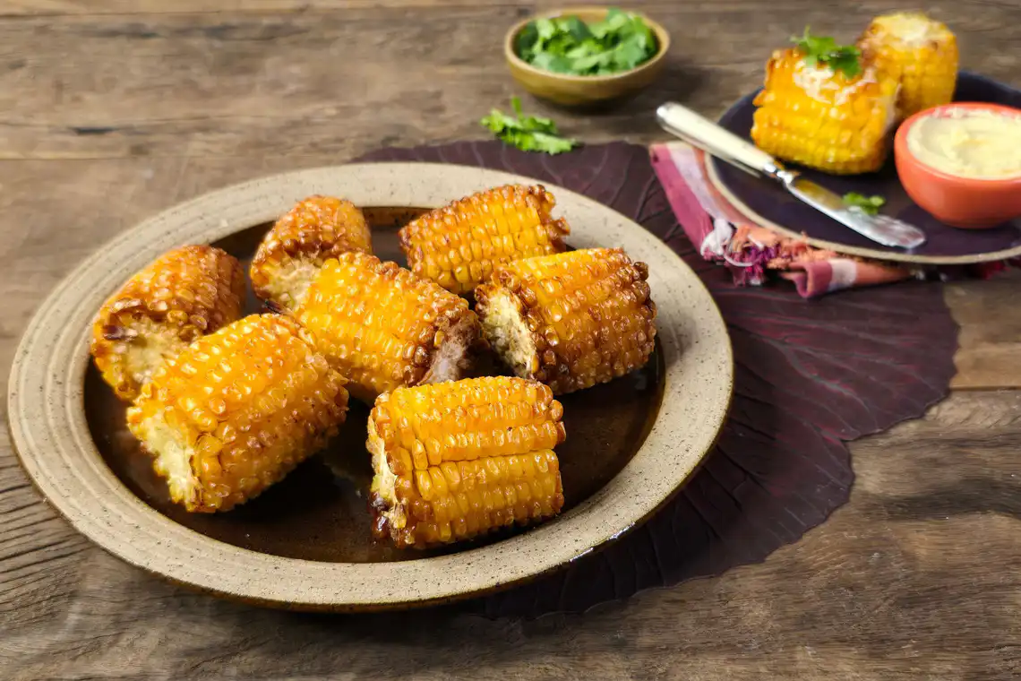Milho-verde na Air Fryer da Rita Lobo