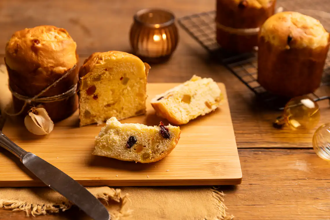 Minipanetone na Air Fryer da Rita Lobo