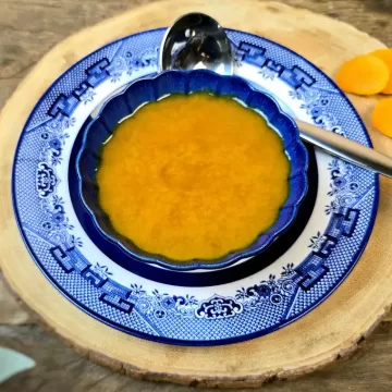 Molho de damasco e vinho