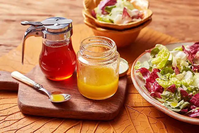 Molho de limão e mel para salada