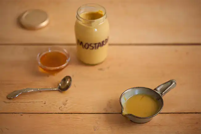 Molho de mostarda para salada