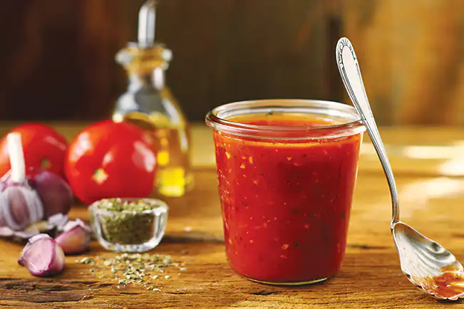 Molho de tomate para pizza