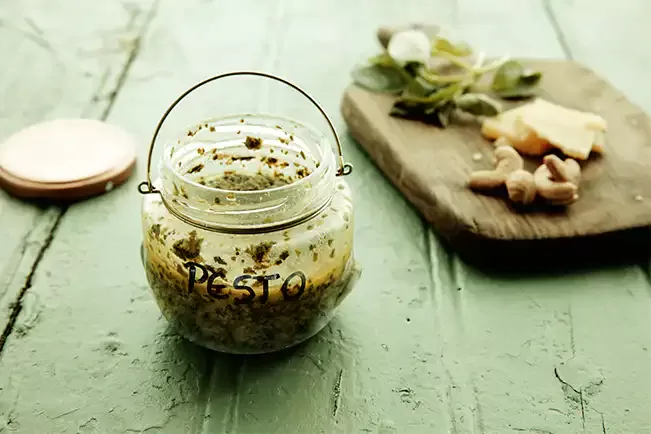 Receita de Molho pesto