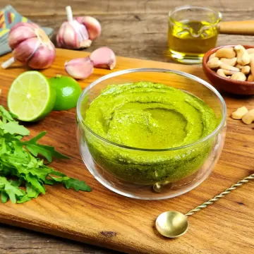 Molho pesto de rúcula