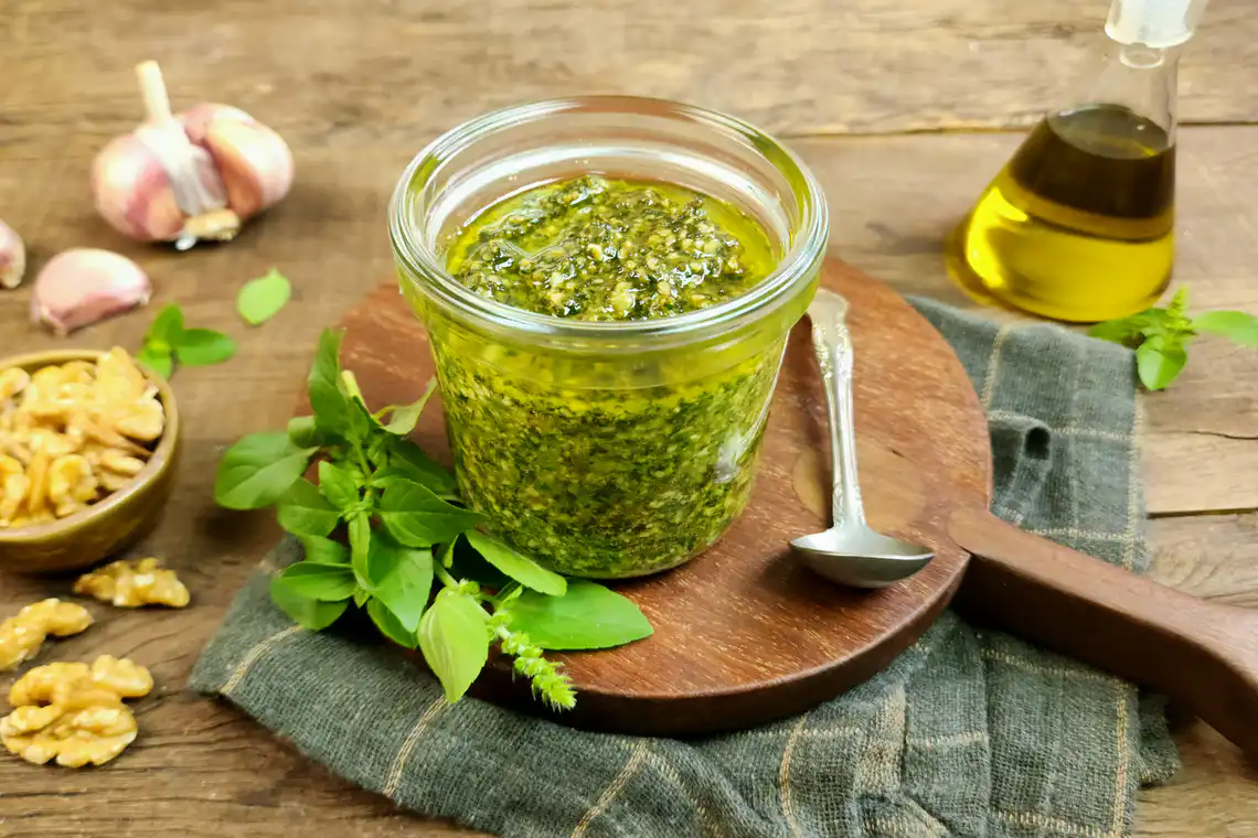 Molho pesto genovês