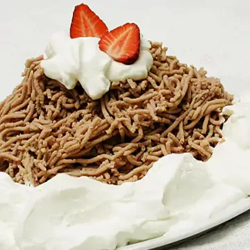 Mont blanc - purê de castanhas