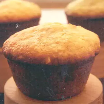Muffin de amêndoas e passas