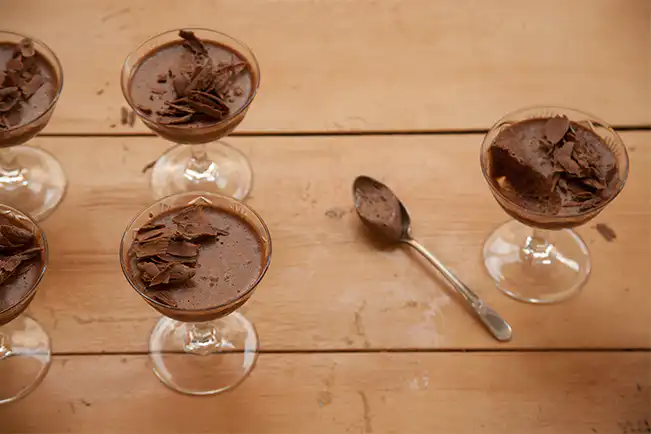 Musse de chocolate levíssima