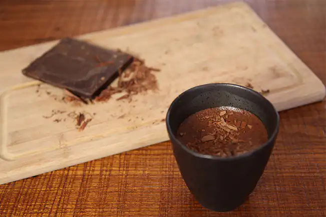 Musse de chocolate
